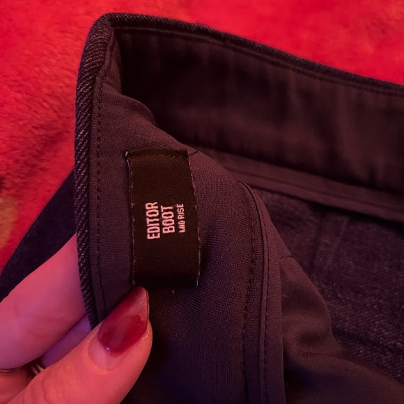 Express Editor Mid Rise Boot in Heather Blue - Picture 5 of 11